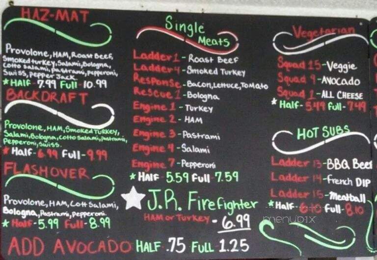Sparky's Firehouse Subs - Spokane, WA menu_pic