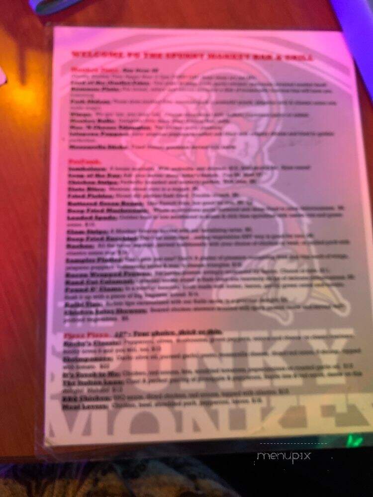 Spunky Monkey Bar & Grill - Auburn, WA