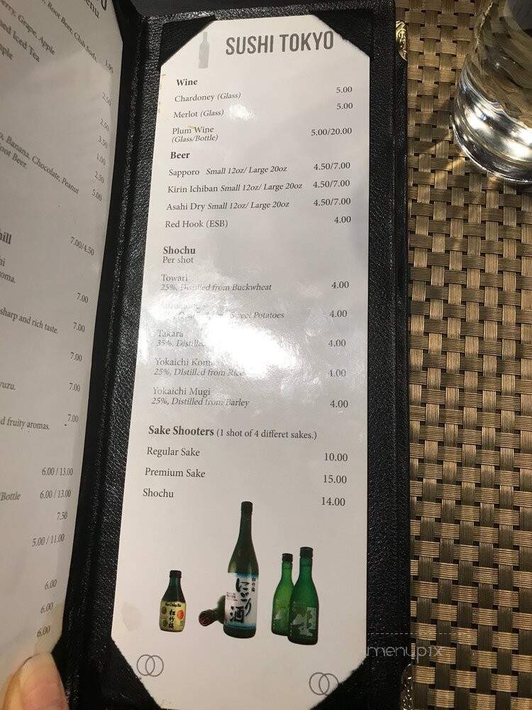 Sushi Tokyo - Seattle, WA menu_pic