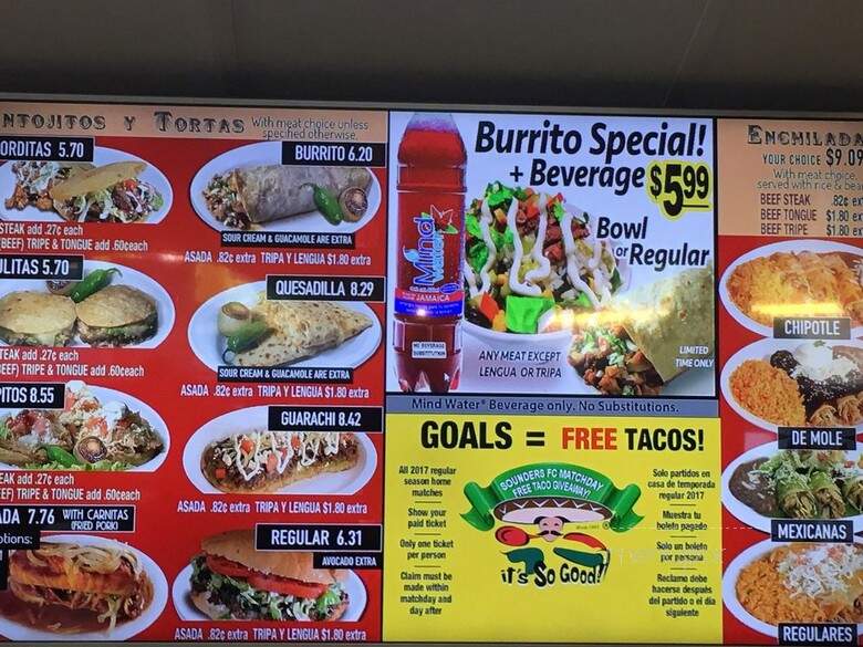 Taqueria El Rincncito Renton - Renton, WA menu_pic
