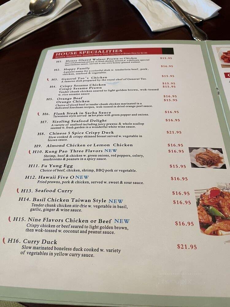 Tendy Gardens - Port Angeles, WA menu_pic