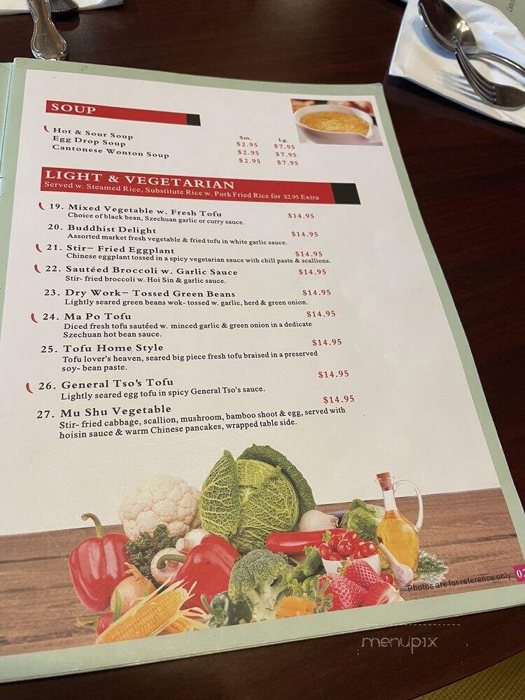 Tendy Gardens - Port Angeles, WA menu_pic