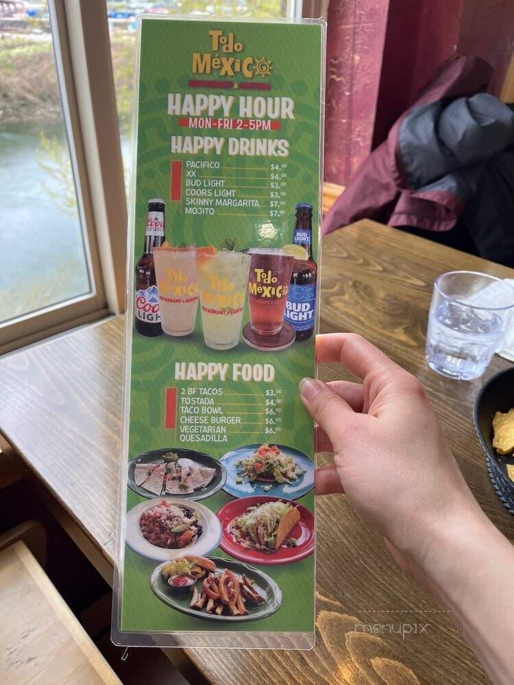 Todo Mexico - Snohomish, WA menu_pic