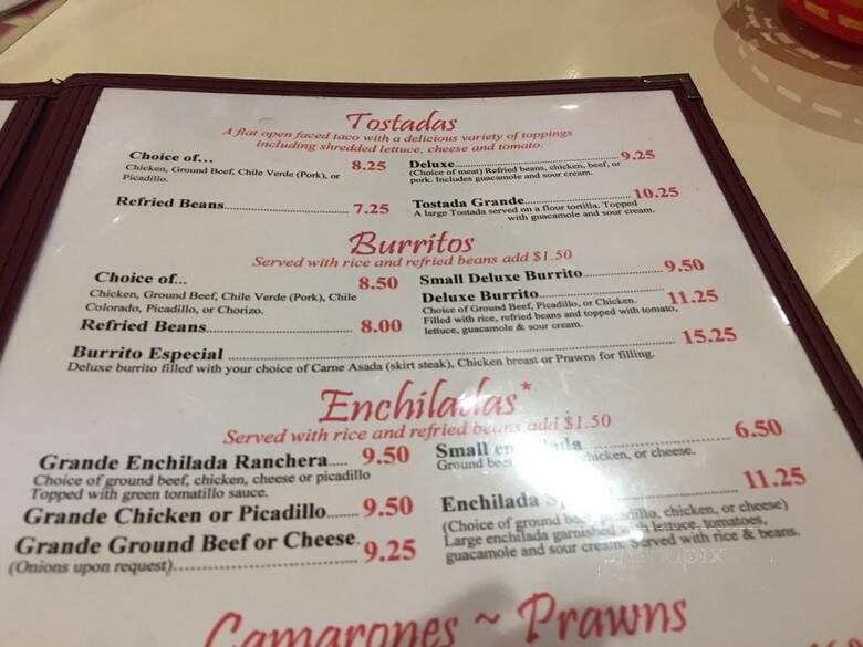 Viva Mexico - Des Moines, WA menu_pic