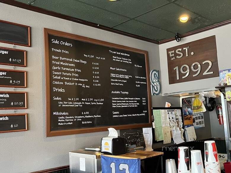 Wibbley's Gourmet Hamburgers - Bellevue, WA menu_pic