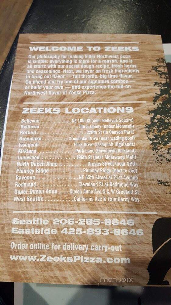 Zeeks Pizza Ravenna - Seattle, WA