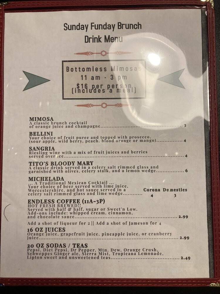 Gibbie's Pub - Morgantown, WV menu_pic