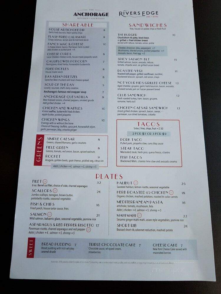 Anchorage Restaurant - Milwaukee, WI menu_pic