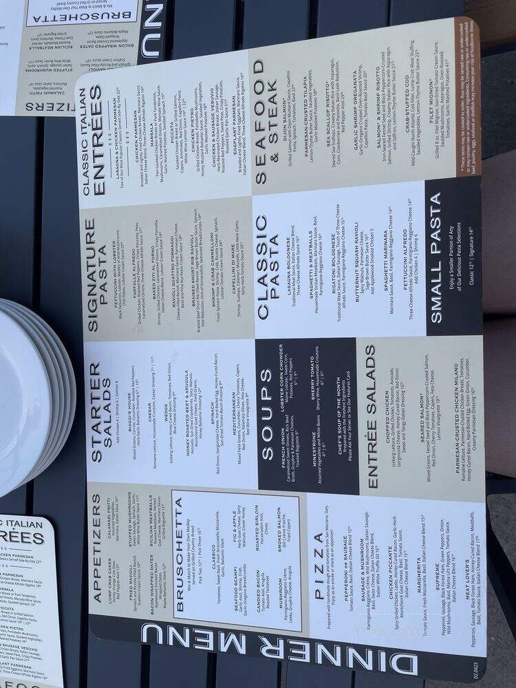 Biaggi's Ristorante Italiano - Madison, WI menu_pic
