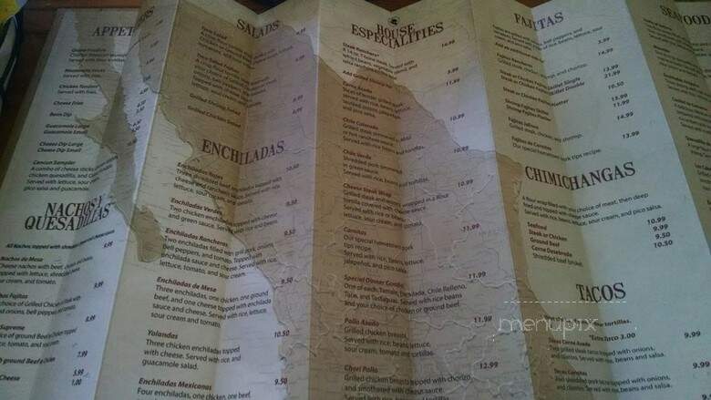 Cancun Bar & Grill - Eau Claire, WI menu_pic