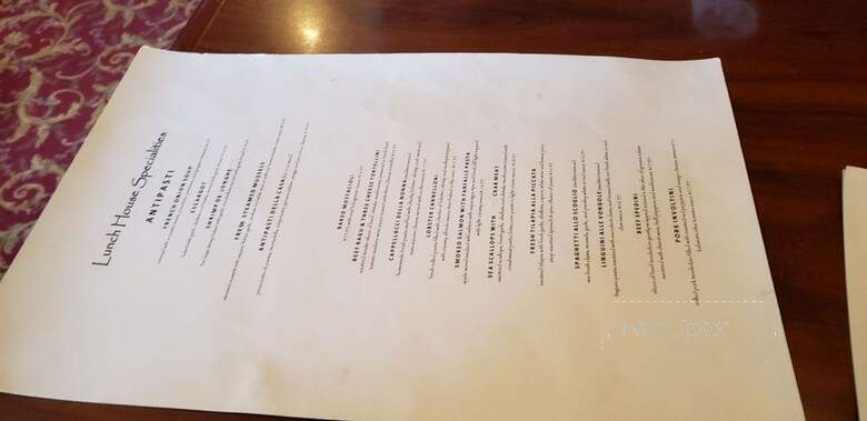 Casa De Giorgio Italian Restaurant - Franklin, WI menu_pic