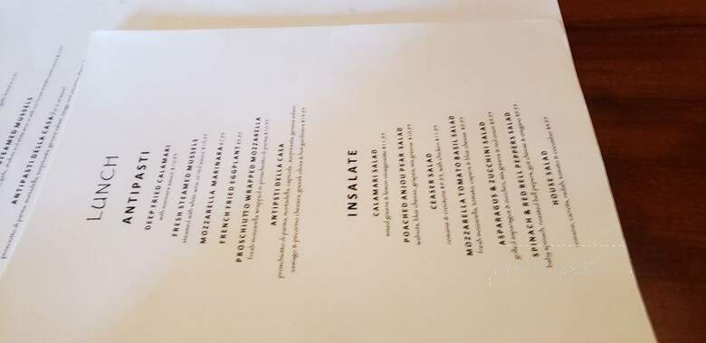 Casa De Giorgio Italian Restaurant - Franklin, WI menu_pic