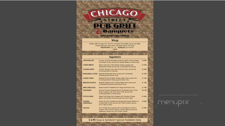 Chicago Street Pub & Grill - De Pere, WI