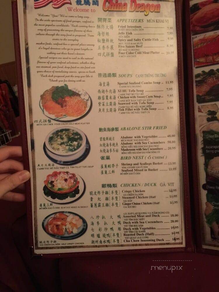 China Dragon - New Berlin, WI menu_pic