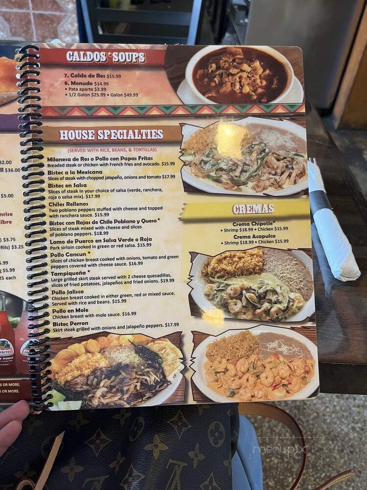Cielito Lindo - Milwaukee, WI menu_pic
