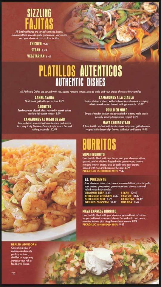 Fiesta Tapatia - Fond Du Lac, WI menu_pic