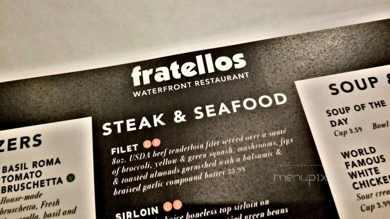 Fratello's Riverfront - Appleton, WI menu_pic