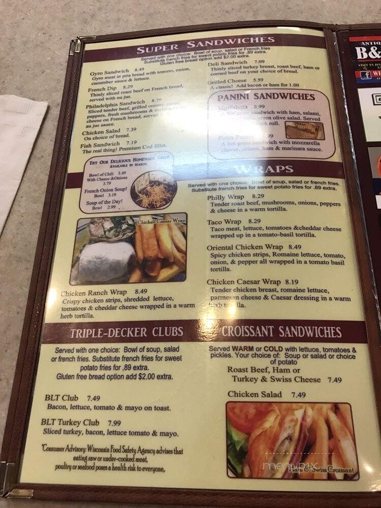 Friendship Family Restaurants - Rhinelander, WI menu_pic