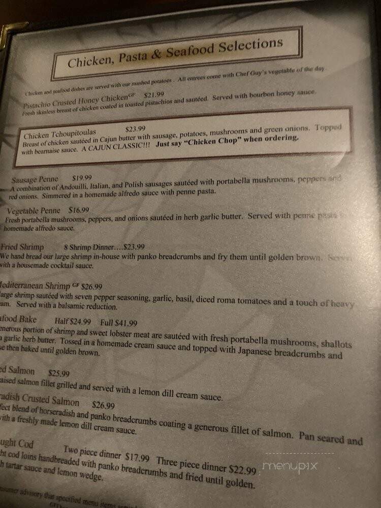 Houligan's Steak & Seafood Pub - Eau Claire, WI menu_pic