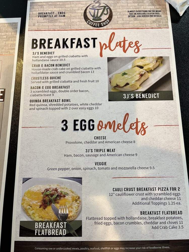 J's Coffee & Cream - Palmyra, WI menu_pic