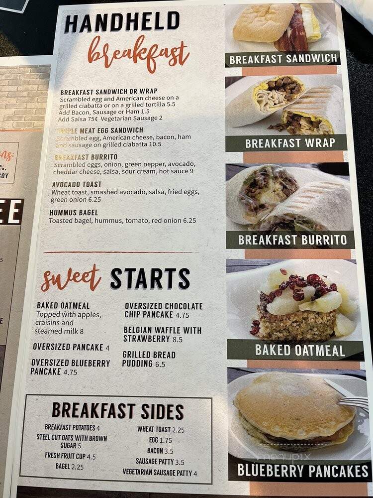 J's Coffee & Cream - Palmyra, WI menu_pic