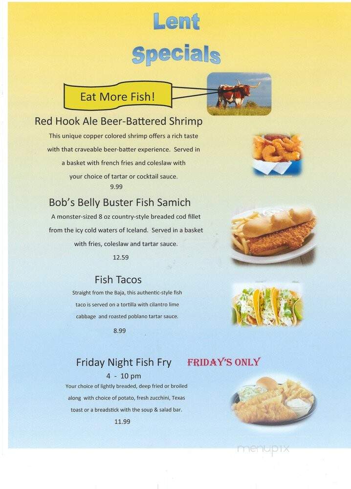 Longbranch Steak House - Minong, WI menu_pic