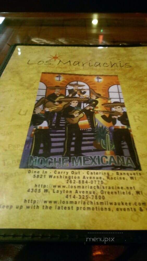 Los Mariachis Mexican Restaurant - Milwaukee, WI menu_pic