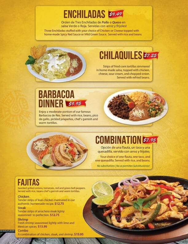 Los Taquitos - Kenosha, WI menu_pic