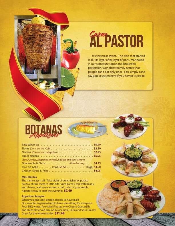 Los Taquitos - Kenosha, WI menu_pic