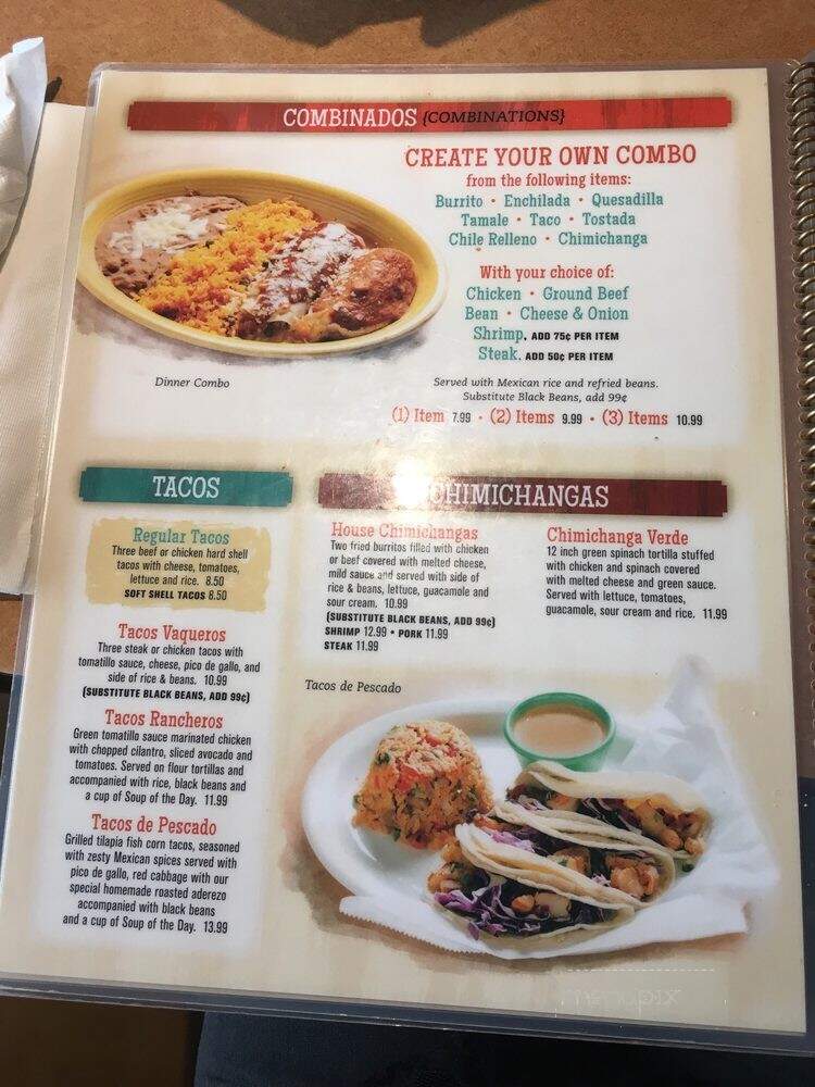 Mi Cocina Mexican Restaurant - New Berlin, WI menu_pic