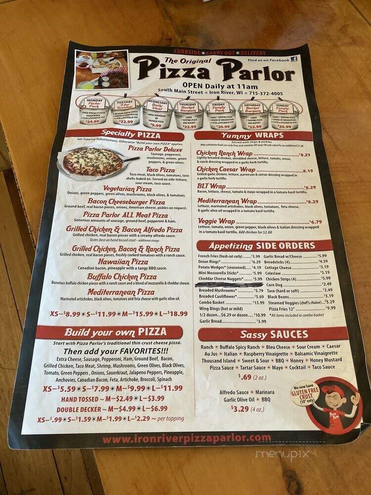 Pizza Parlor - Iron River, WI