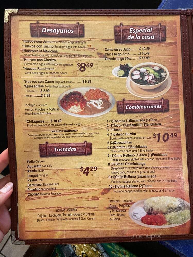 Taqueria Aranda - Milwaukee, WI menu_pic