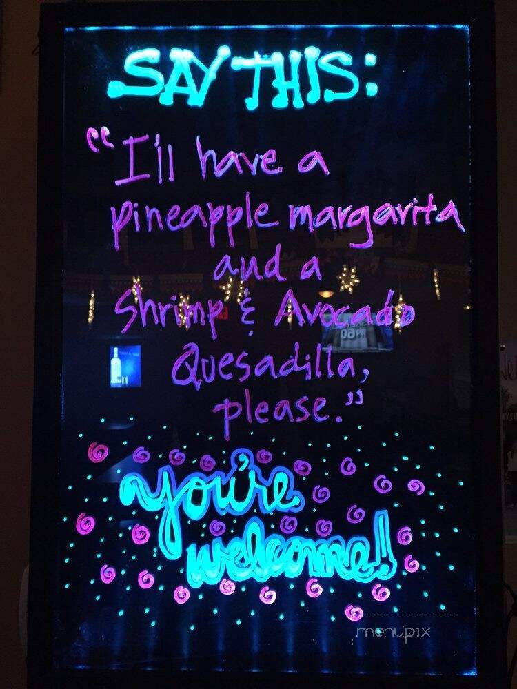 Tres Locos - Muskego, WI menu_pic