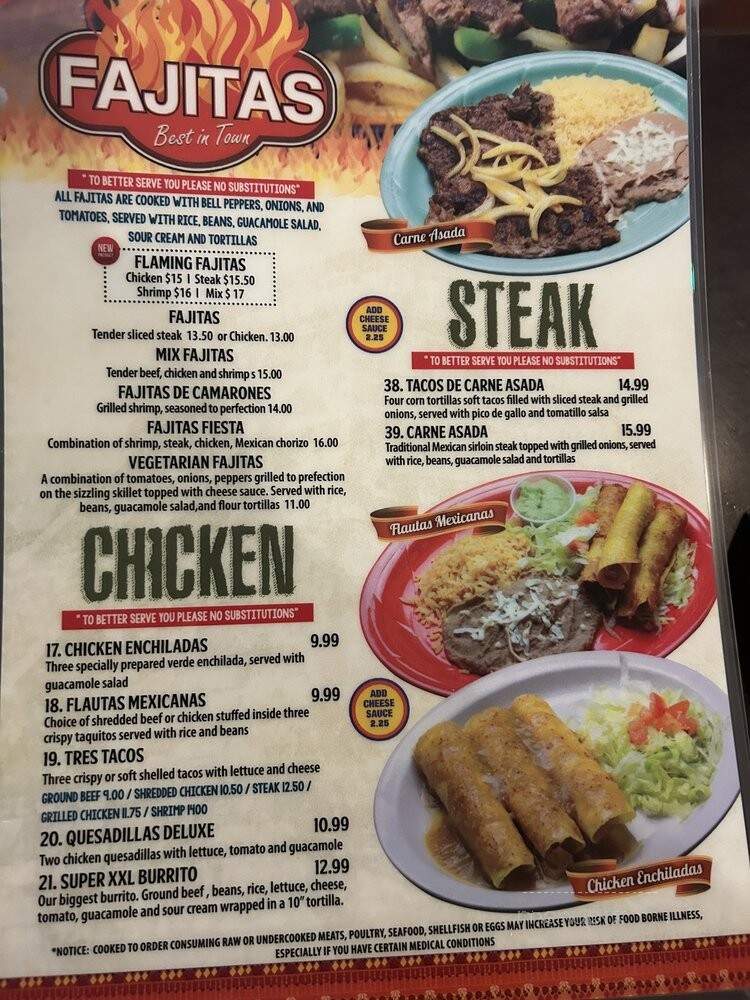 Azteca Mexican - Cropwell, AL menu_pic