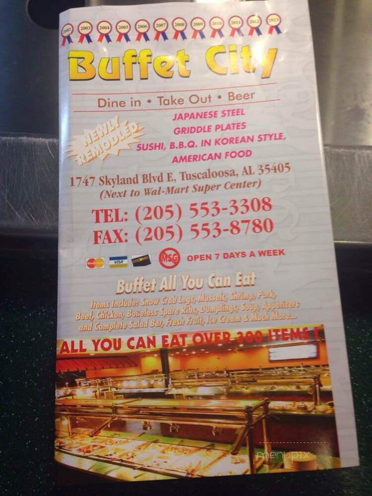 Buffet City - Tuscaloosa, AL