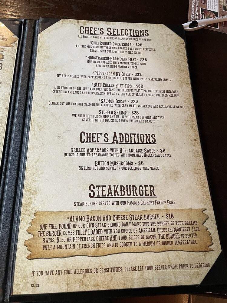 Alamo Steakhouse - Hamilton, AL