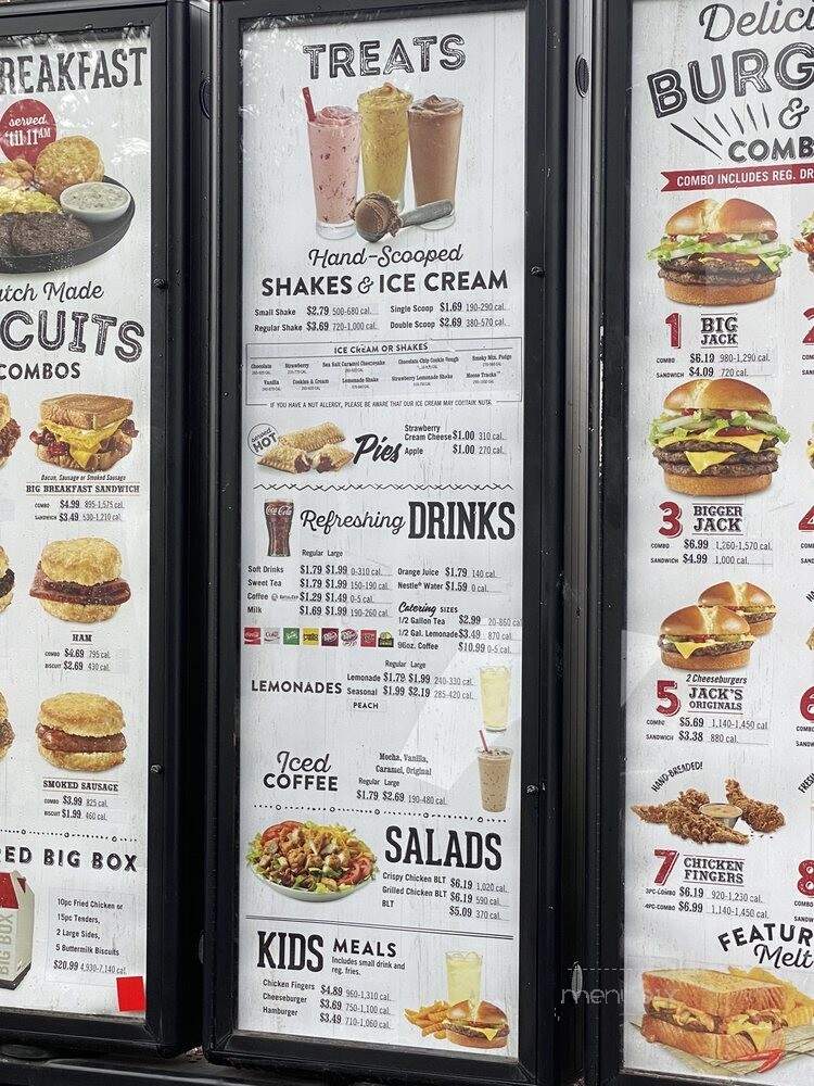 Jack's Hamburgers - Gadsden, AL menu_pic