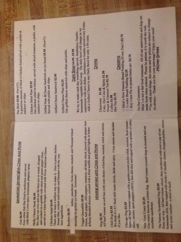 Madison's - Enterprise, AL menu_pic