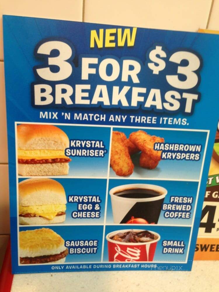 Krystal - Auburn, AL menu_pic