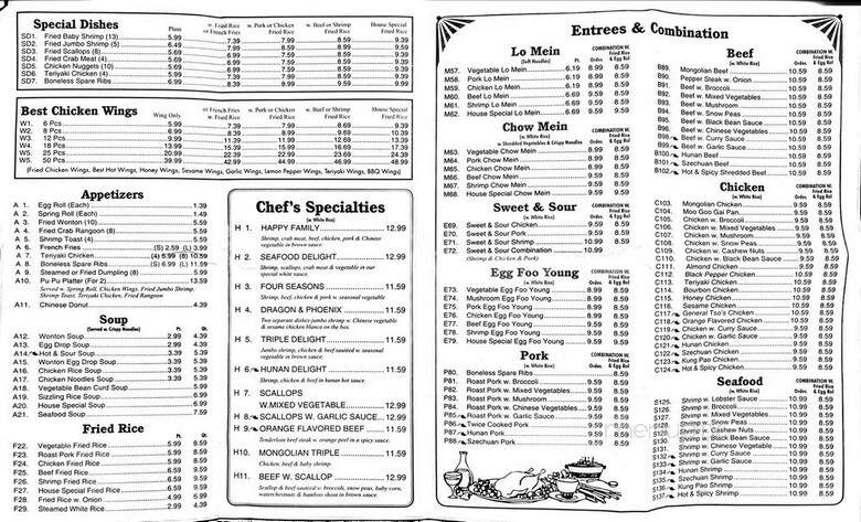China Lin - Phenix City, AL menu_pic