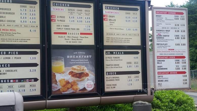 Milo's Hamburgers - Fairfield, AL menu_pic