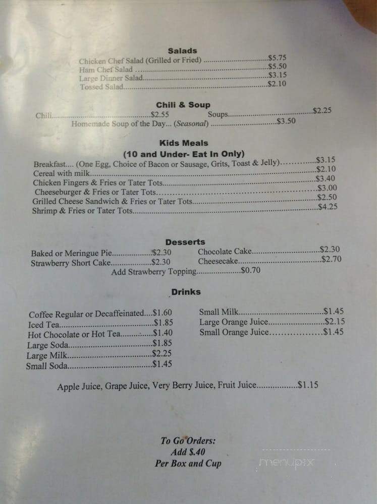 Griddle House - Birmingham, AL menu_pic