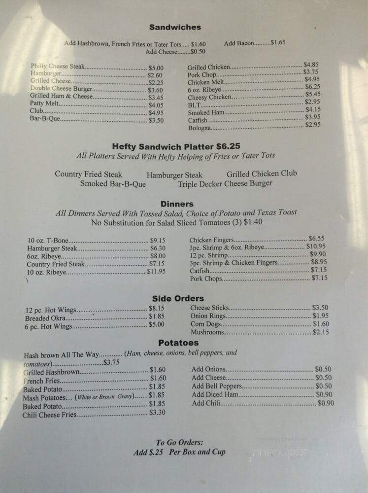 Griddle House - Birmingham, AL menu_pic