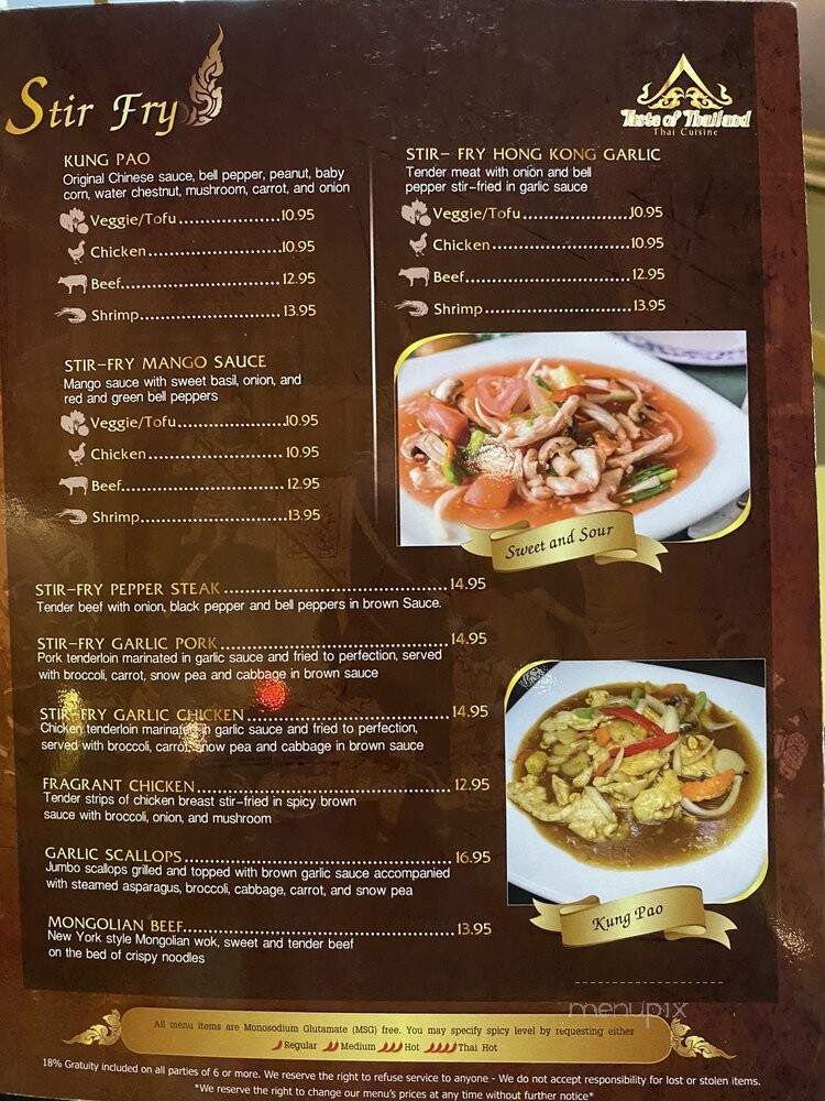 Taste Of Thailand - Birmingham, AL menu_pic