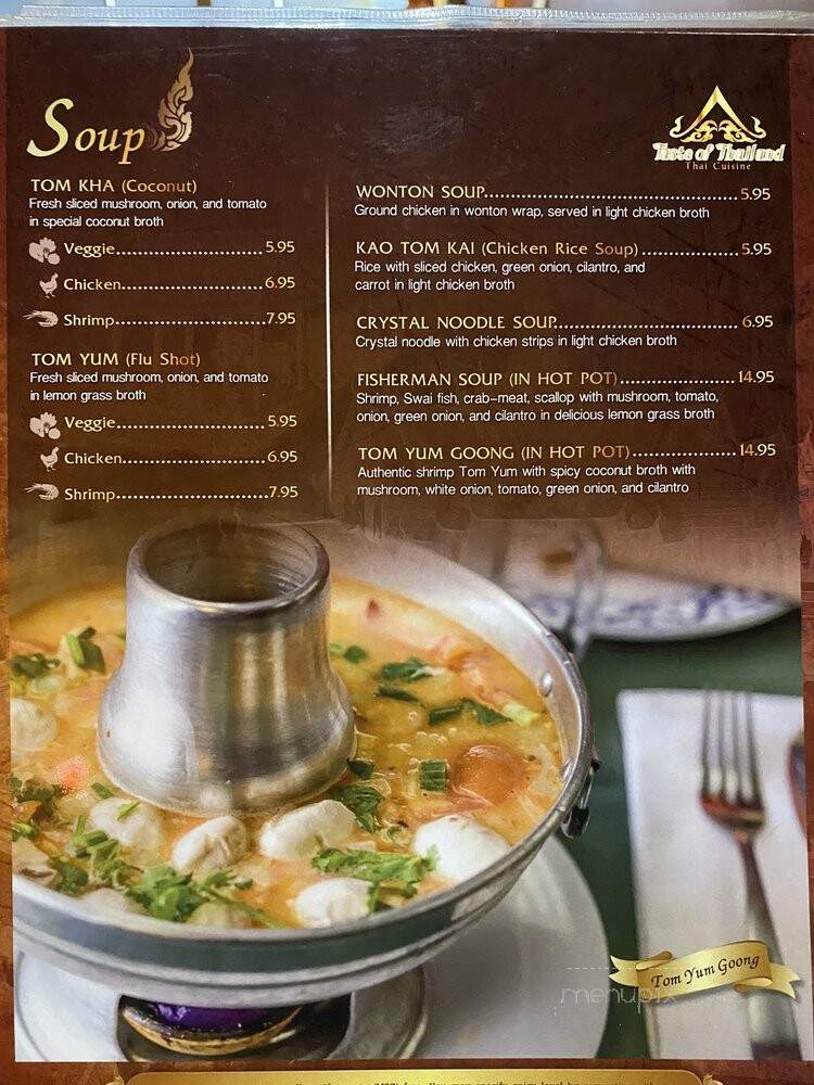 Taste Of Thailand - Birmingham, AL menu_pic