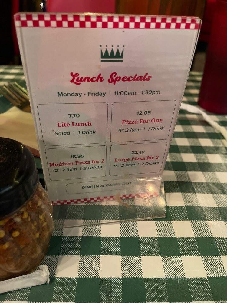 Davenport's Pizza Palace - Birmingham, AL menu_pic