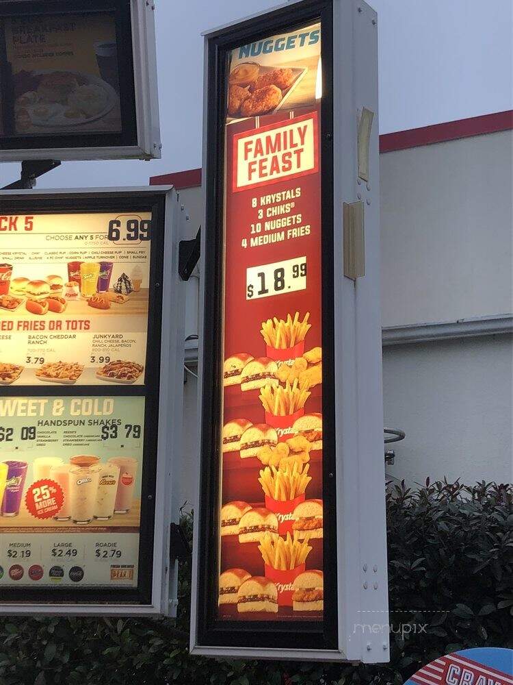 Krystal - Birmingham, AL menu_pic