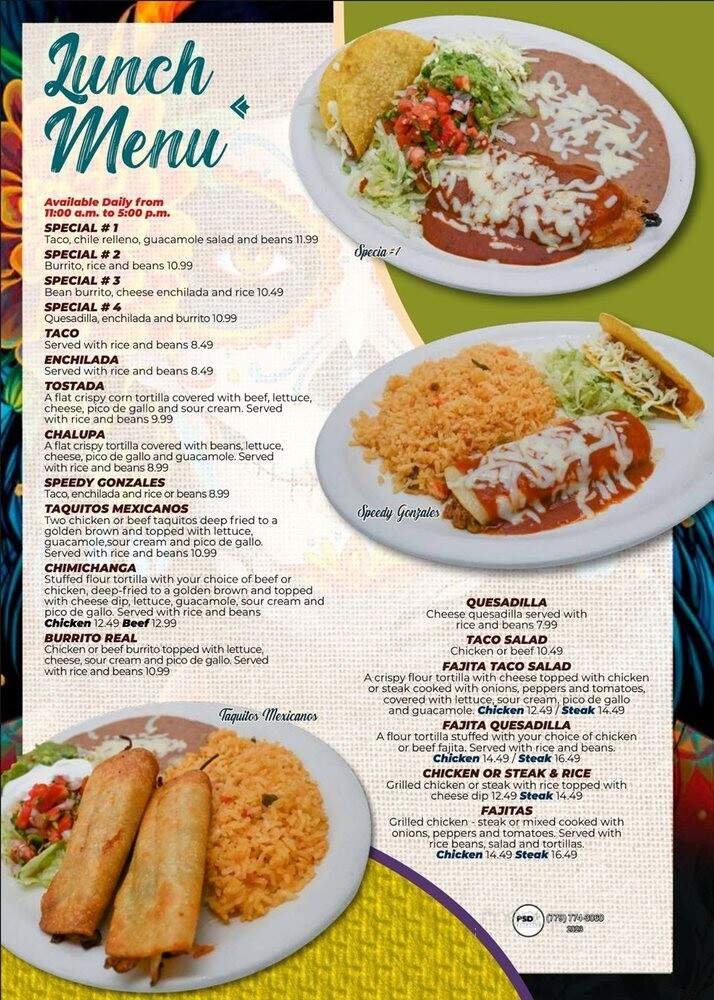 Casa Blanca - Huntsville, AL menu_pic