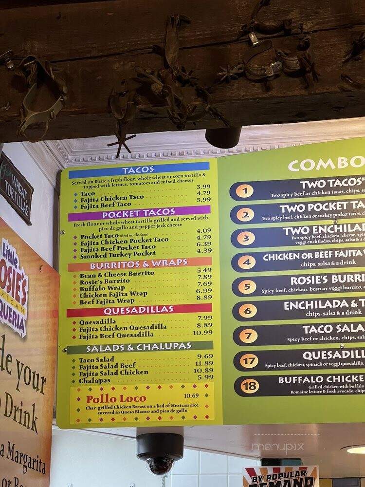 Little Rosie's Taqueria - Huntsville, AL menu_pic