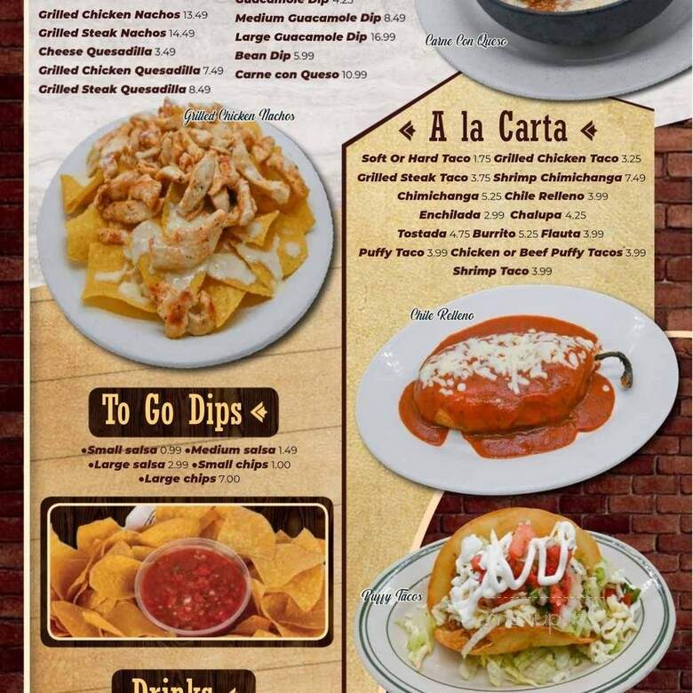 Casa Blanca - Huntsville, AL menu_pic